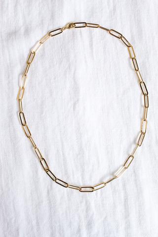 Starlight Paper Clip Chain Necklace