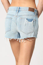 Perry Mid-Rise Cut Offs - Light Wash