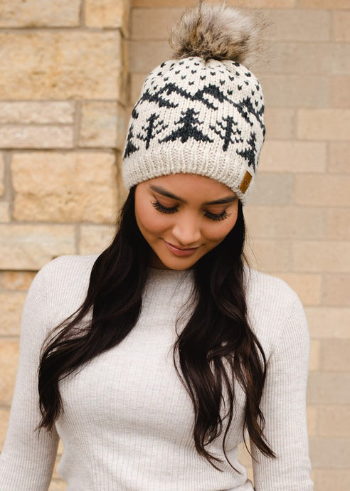 Tree Tops Beanie - Charcoal