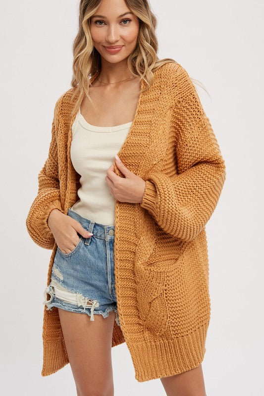 Karma Chunky Knit Cardigan
