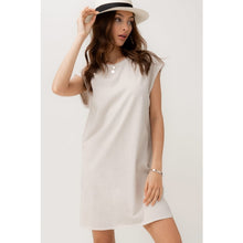 Carly Raw Hem Shirt Dress