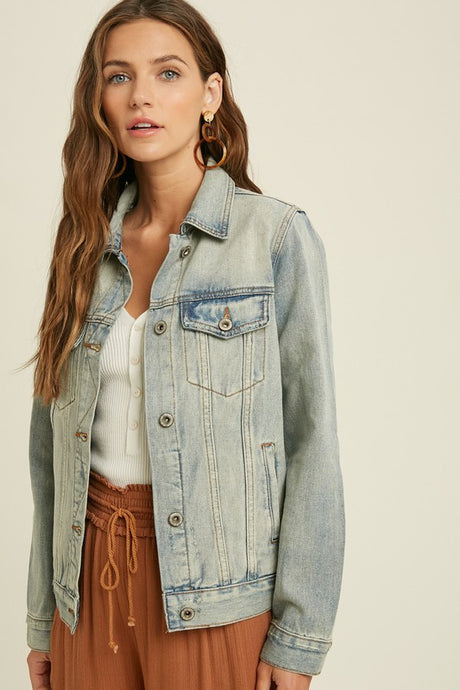 Musgraves Essential Denim Jacket - Light Denim