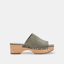 Dorado Mules - Olive Suede