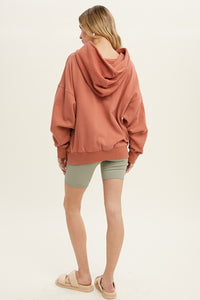 Fireside Cotton Hoodie - Clay