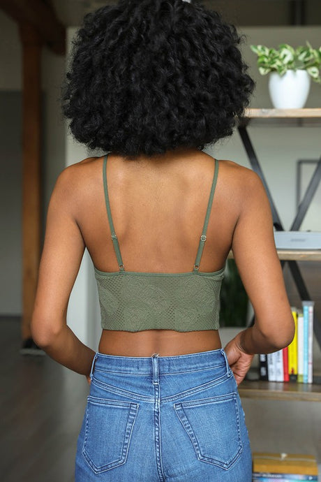 Grace Bralette - Olive