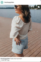 Puff Off Top - Un Bleached