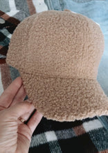 Elyse Sherpa Baseball Hat - Latte