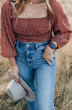 Fall For You Blouse - Crimson