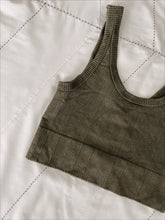 Free To Be Reversible Tank - Vintage Moss