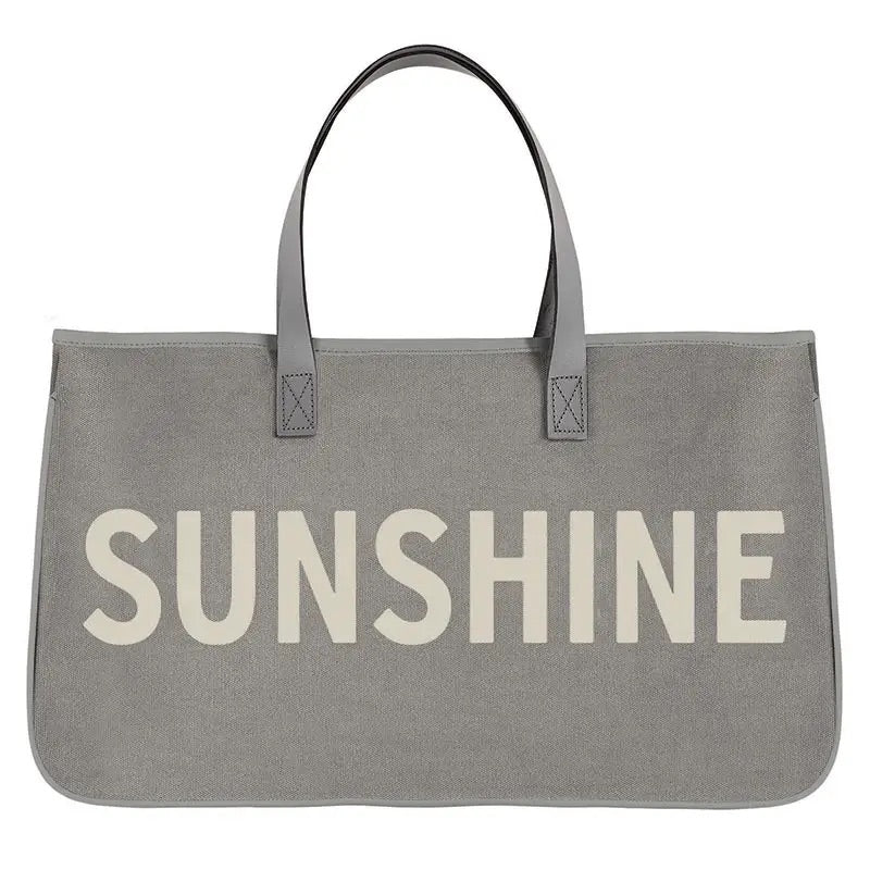 Sunshine Canvas Tote