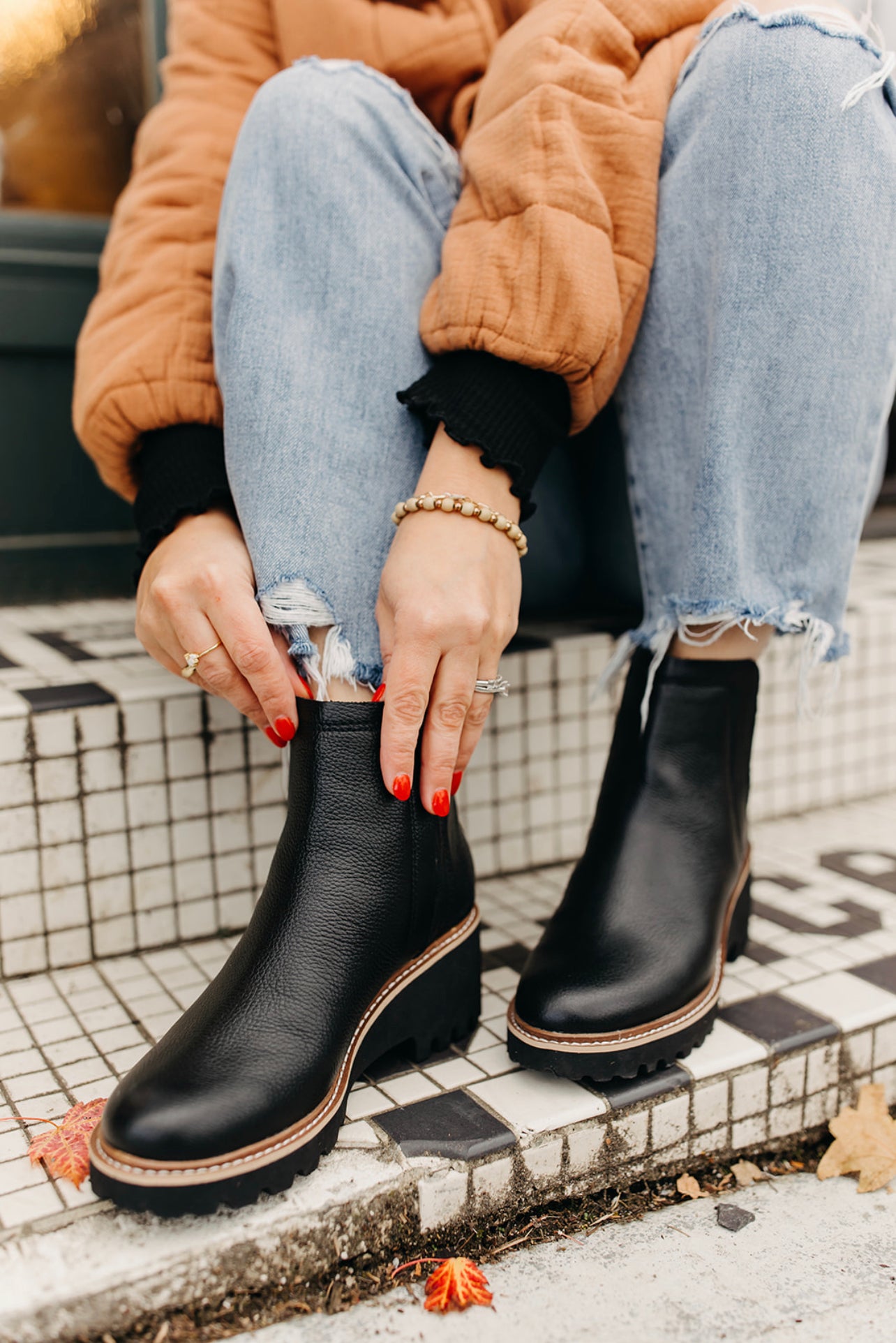 Huey Water Proof Booties - Black