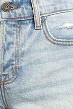 Kenzie Mid-Rise Cut Offs - Denim