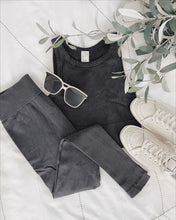 Free To Be Highneck Tank - Vintage Black