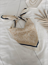 Kacey Silky Bandanna Scarf - Beige