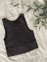Free To Be Highneck Tank - Vintage Black