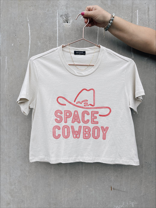 Space Cowboy Tee - Ivory