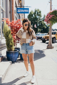 Kenzie Mid-Rise Cut Offs - Denim