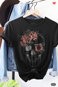 Flower Skull Tee