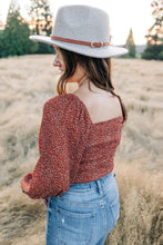 Fall For You Blouse - Crimson