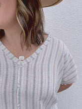 Scottsdale V-Neck Gauze Top