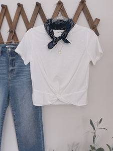 Follow Through Twist Front Tee