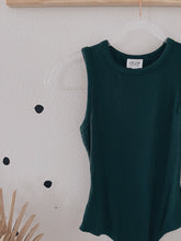 Haven Crew Neck Ribbed Bodysuit - Hunter Green