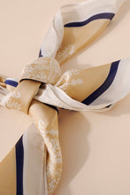 Kacey Silky Bandanna Scarf - Beige