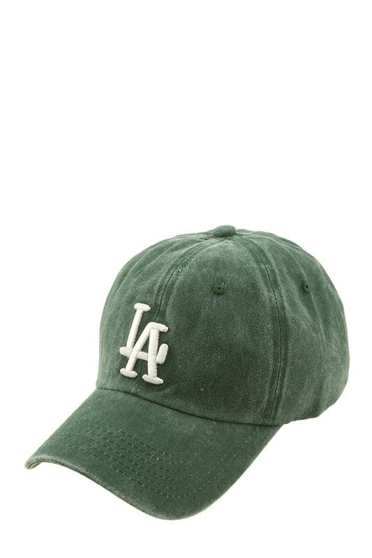 LA Baseball Cap - Washed Sage