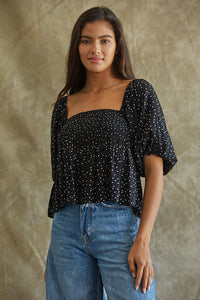 Midnight In Austin Blouse