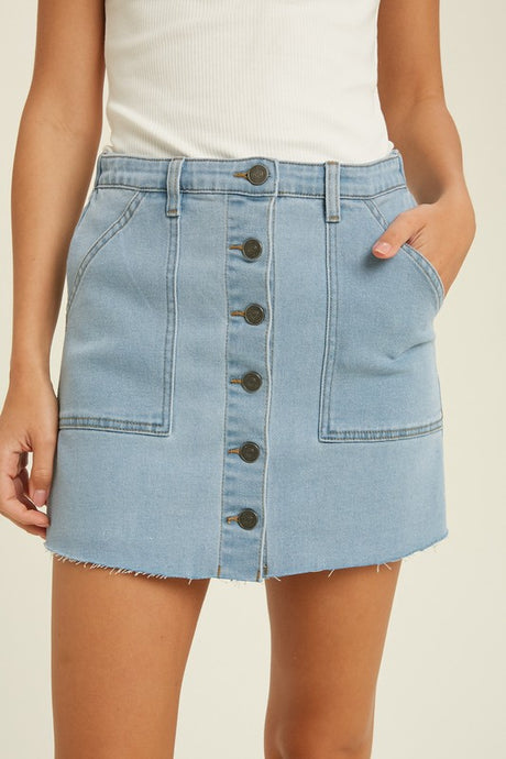 Old Times Chambray Skort