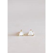 Mini Energy Gem Studs - Pearl