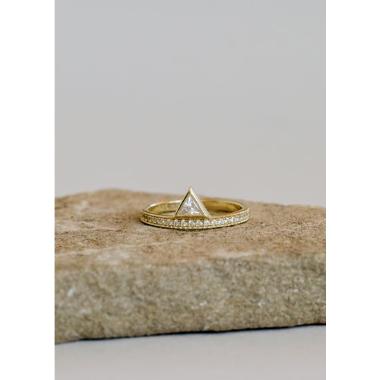 Jax Kelly Stacked Triangle Ring