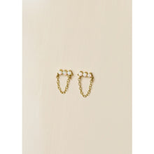 Opal Chain Studs