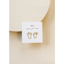 Opal Chain Studs
