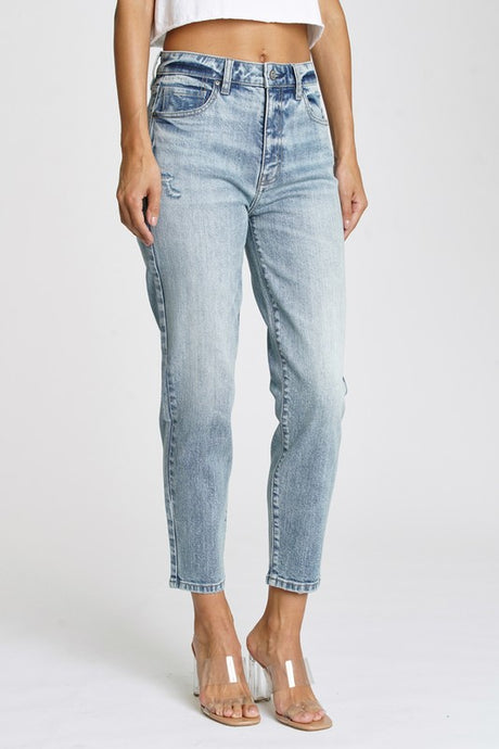 Tobi High Rise Mom Jean - New Age