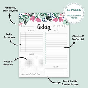 Daily Planner - Floral