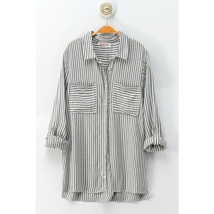 Witherspoon Button Down - Charcoal